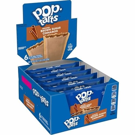 Keebler POP TARTS, BROWN SUGAR AND CINNAMO, 6PK KEB31132